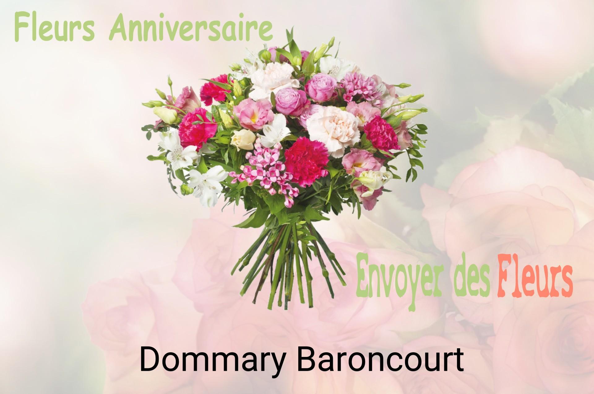Bouquet de fleurs d’anniversaire livré à Dommary-Baroncourt